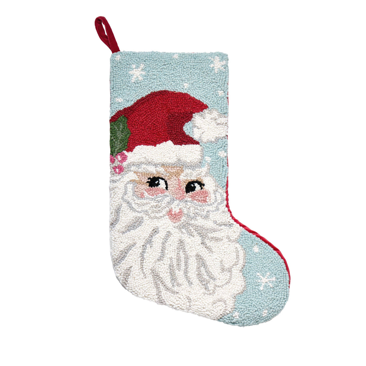 Retro Santa Hook Stocking