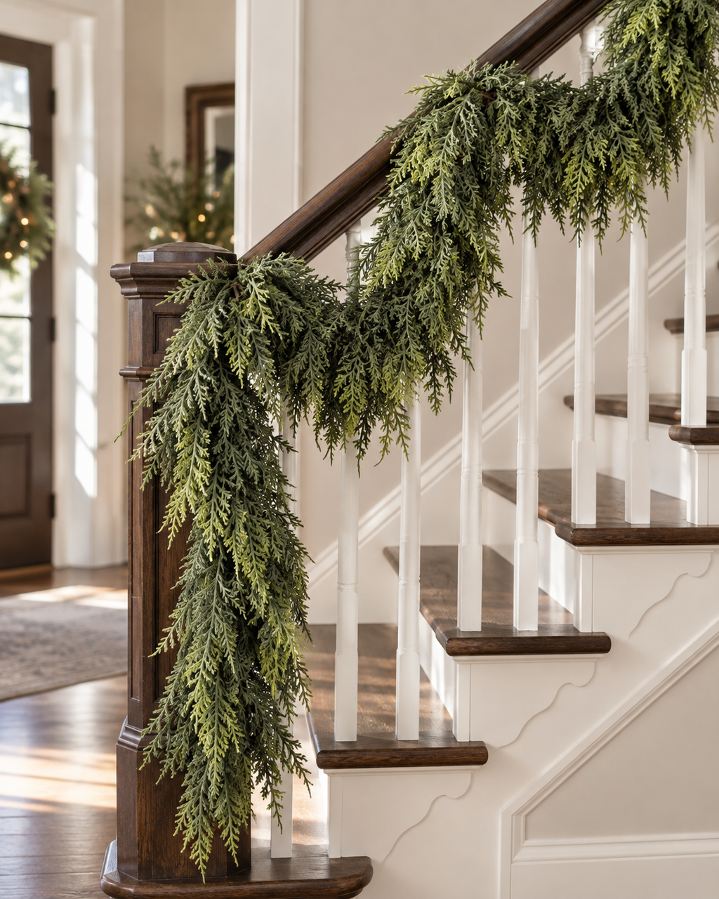 6ft Real Touch Cedar Garland