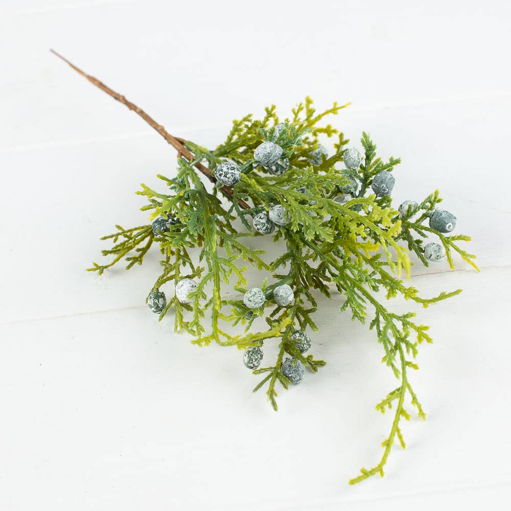 10 inch Weatherproof Cedar Juniper Spray – Holiday Greenery