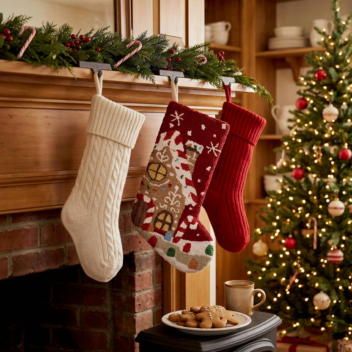 Gingerbread Hook Stocking
