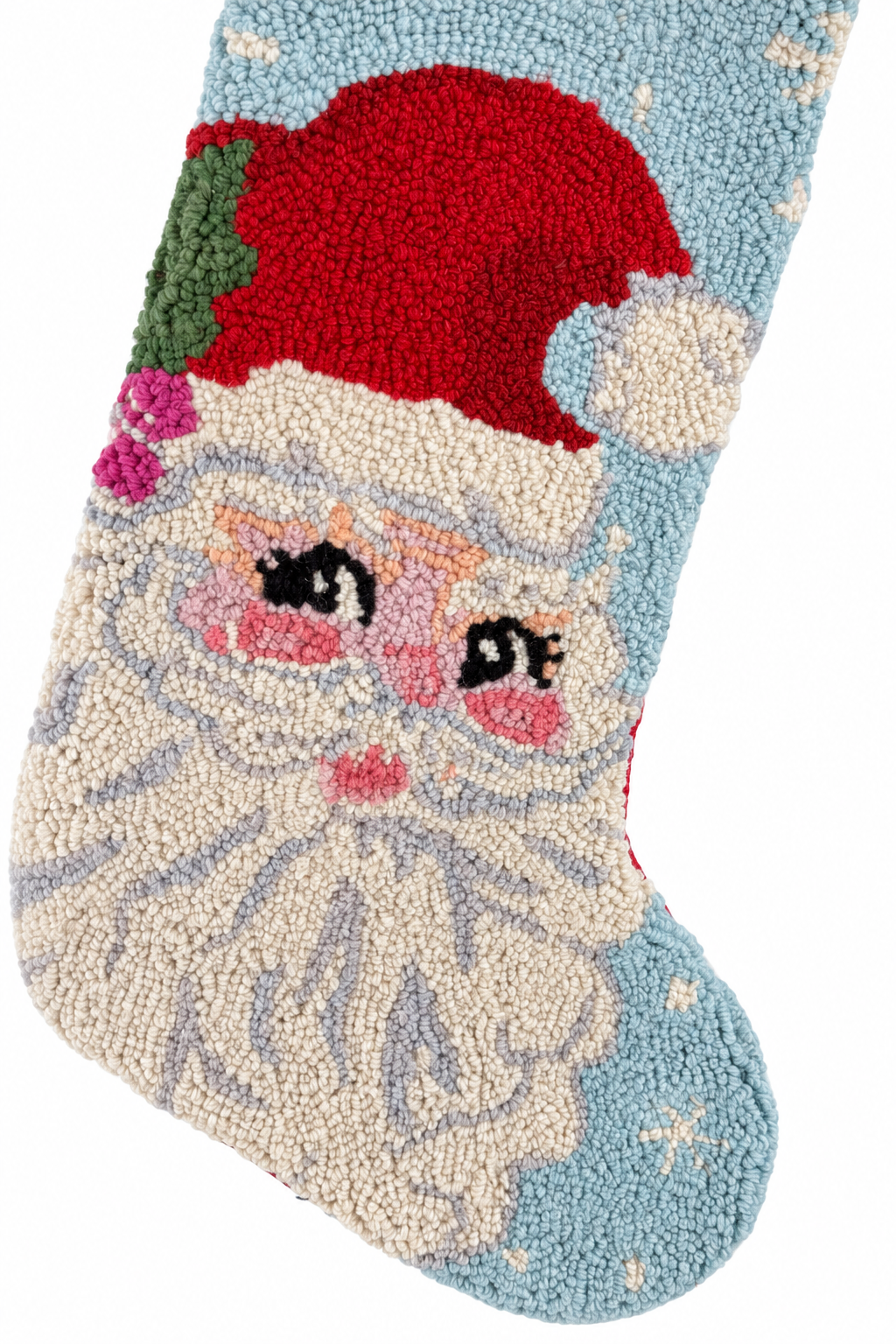 Retro Santa Hook Stocking