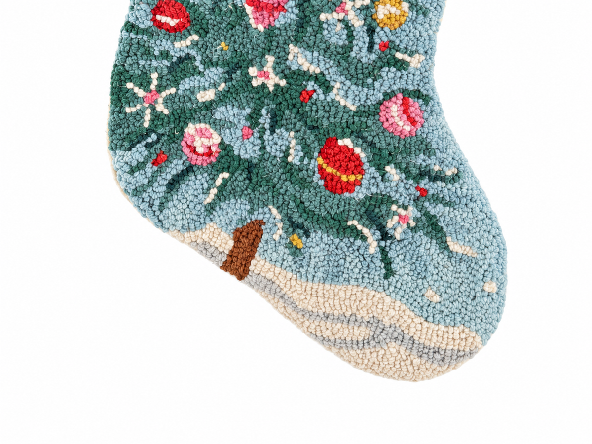 Holiday Christmas Tree Hook Stocking