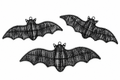 Black Bat Wall Decor – Set of 3