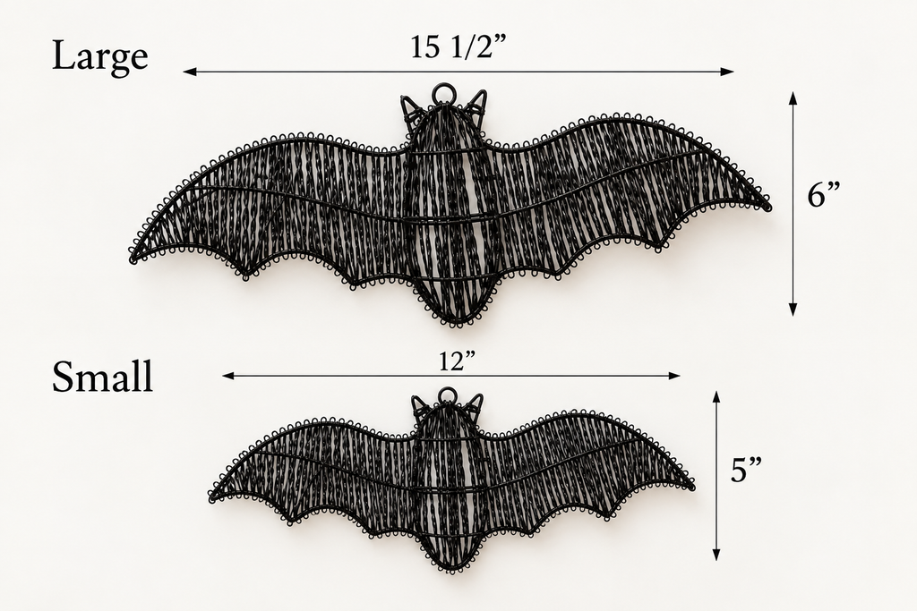 Black Bat Wall Decor – Set of 3