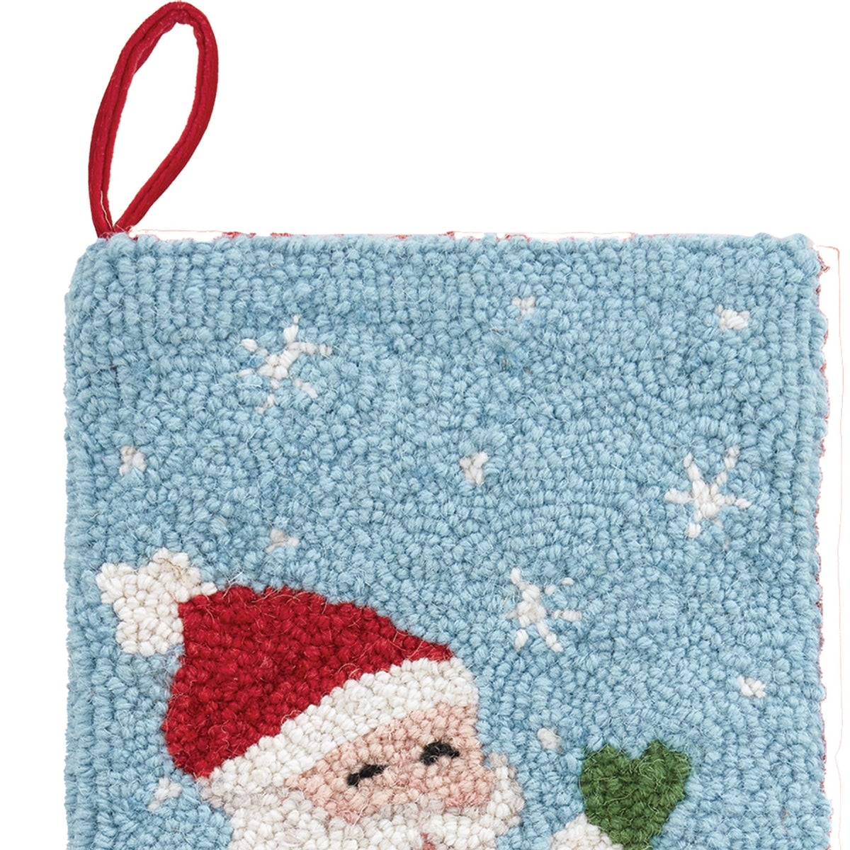 Santa On Sleigh Hook Stocking