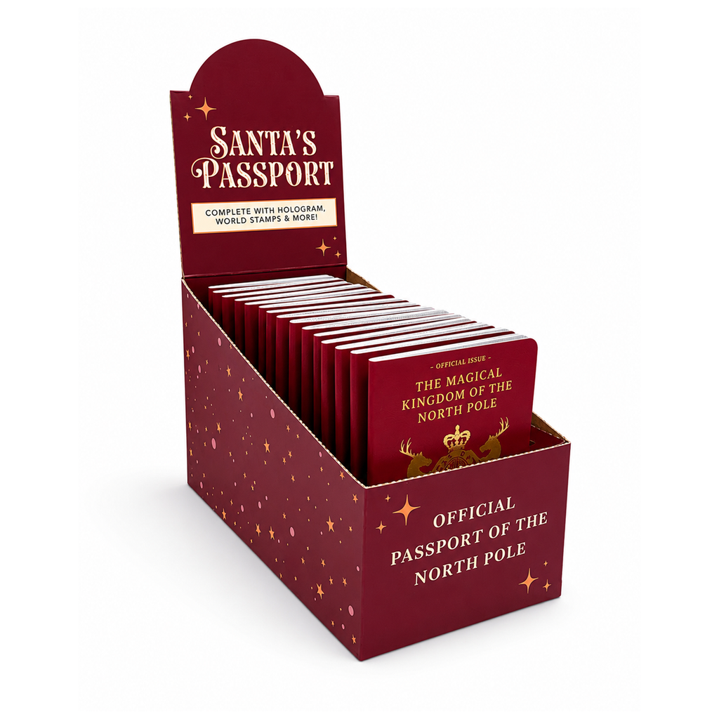 Santa Claus Christmas Passport & Stocking Filler - Novelty: Santa Claus