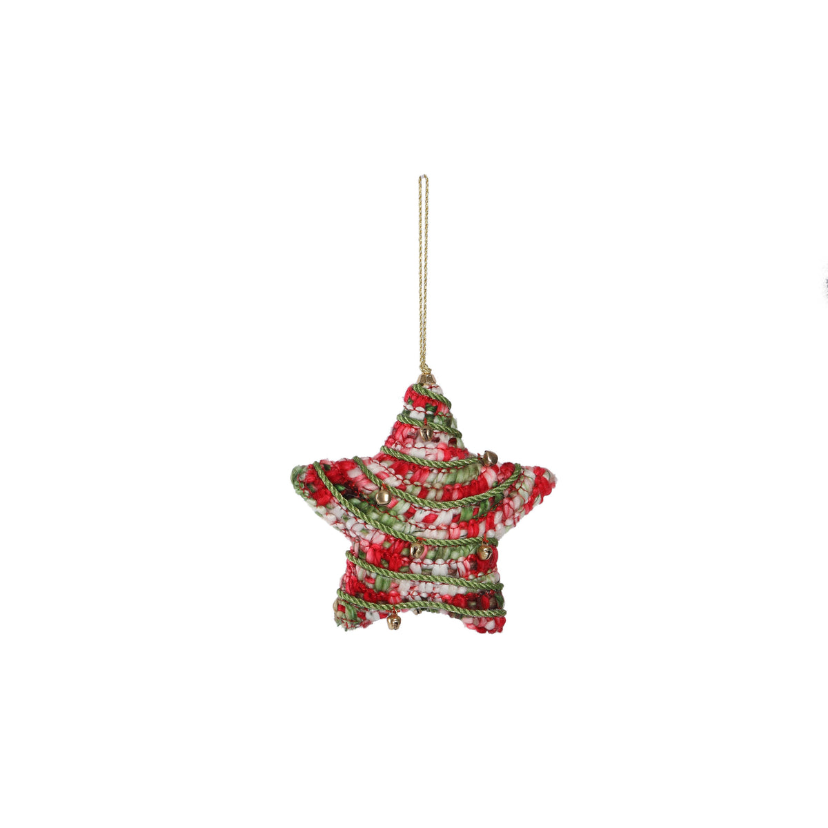 5" Star Ornament Jingle Bells