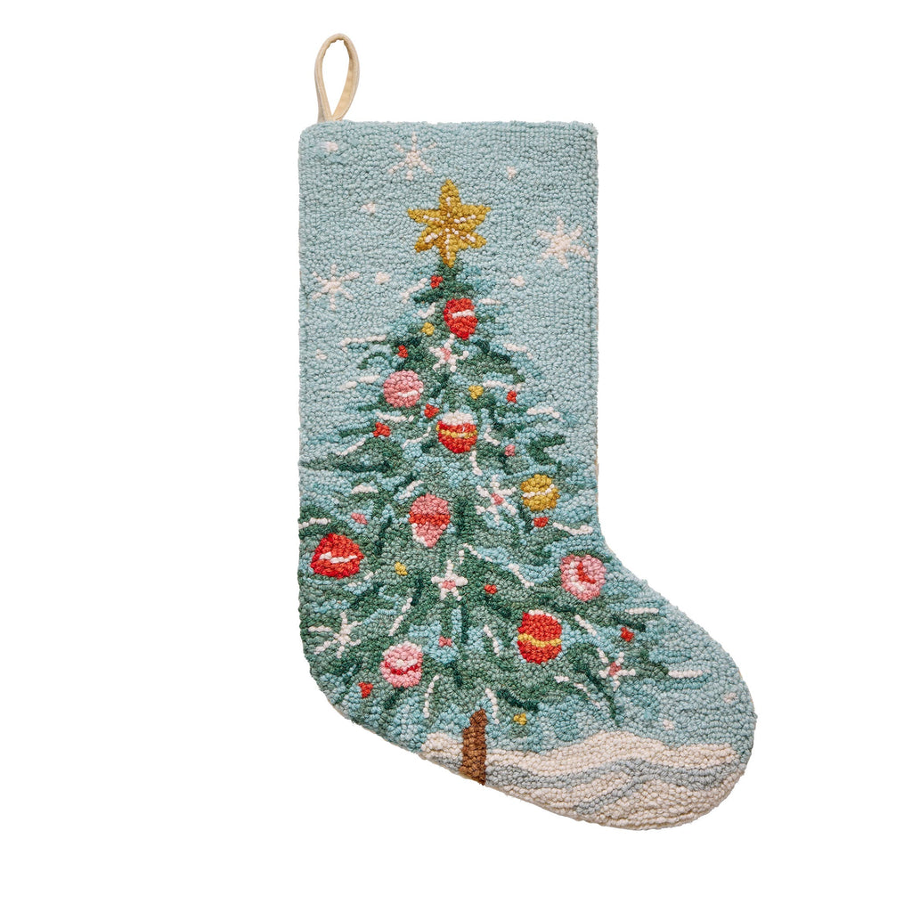 Holiday Christmas Tree Hook Stocking