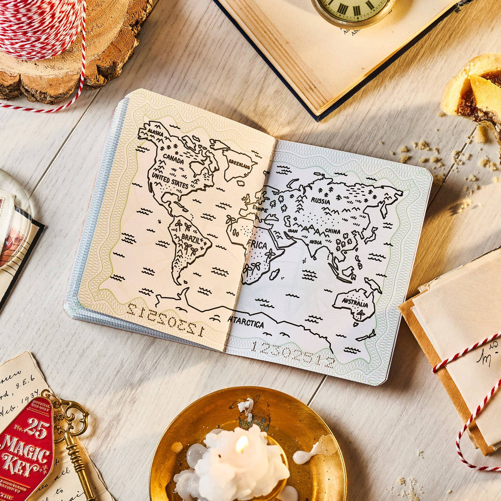 Santa Claus Christmas Passport & Stocking Filler - Novelty: Santa Claus