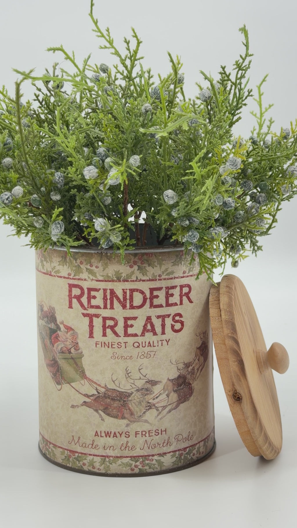 Reindeer Treats Canister