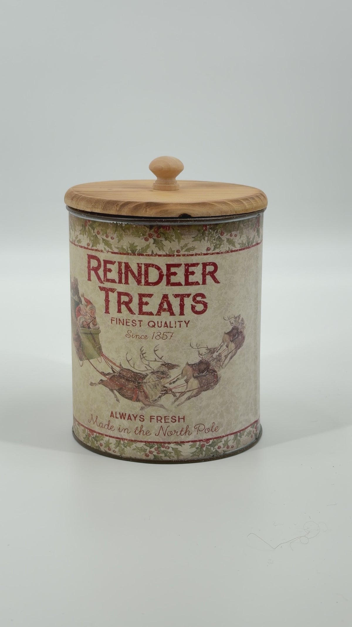 Reindeer Treats Canister